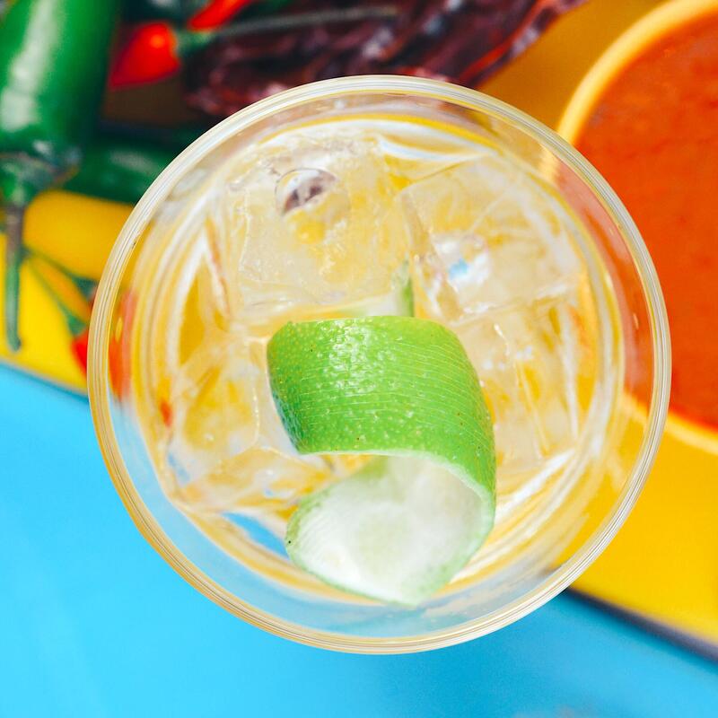 Mojito cocktail closeup