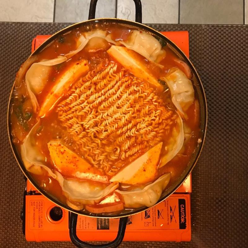 Spicy Kim Chi Mandu Stew (KimChi Mandu Jungol) photo