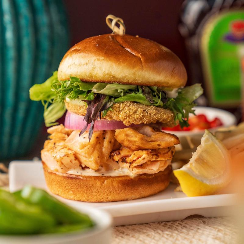 Salmon Smash Burger photo