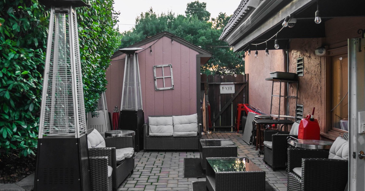 Outdoor seating area