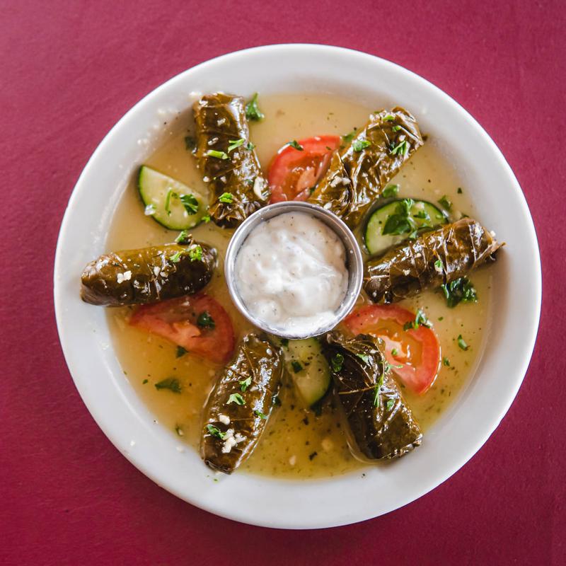 Vegetarian Stuffed Grape Leaves (Dolmas) photo