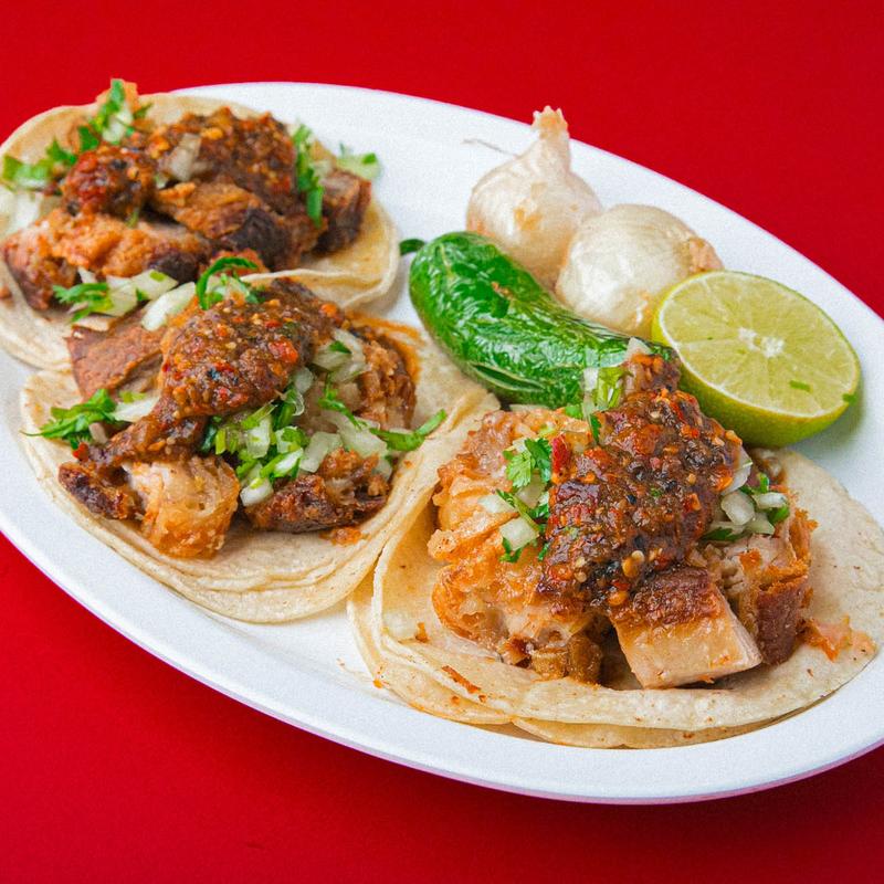 Chicharrón Rojo Taco photo