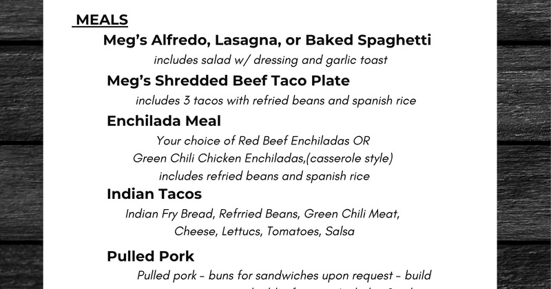 Catering Menu
