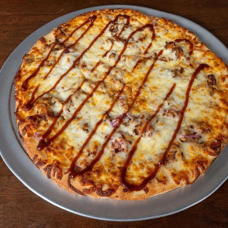 Barbecued Pulled Pork Pizza photo