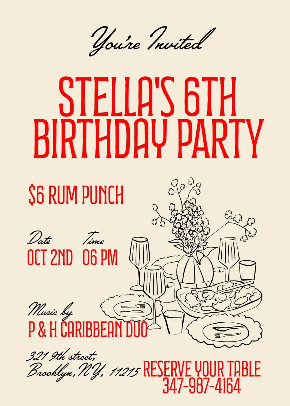 Stella's 6th Birthday! event photo