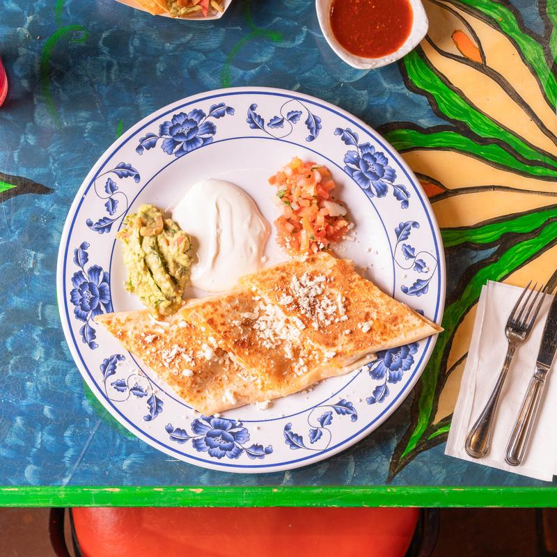 menu item 9 of 10, Shrimp Quesadilla