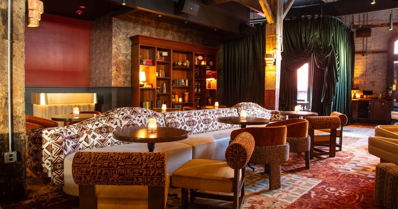 Interior, comfortable furniture with home vibes