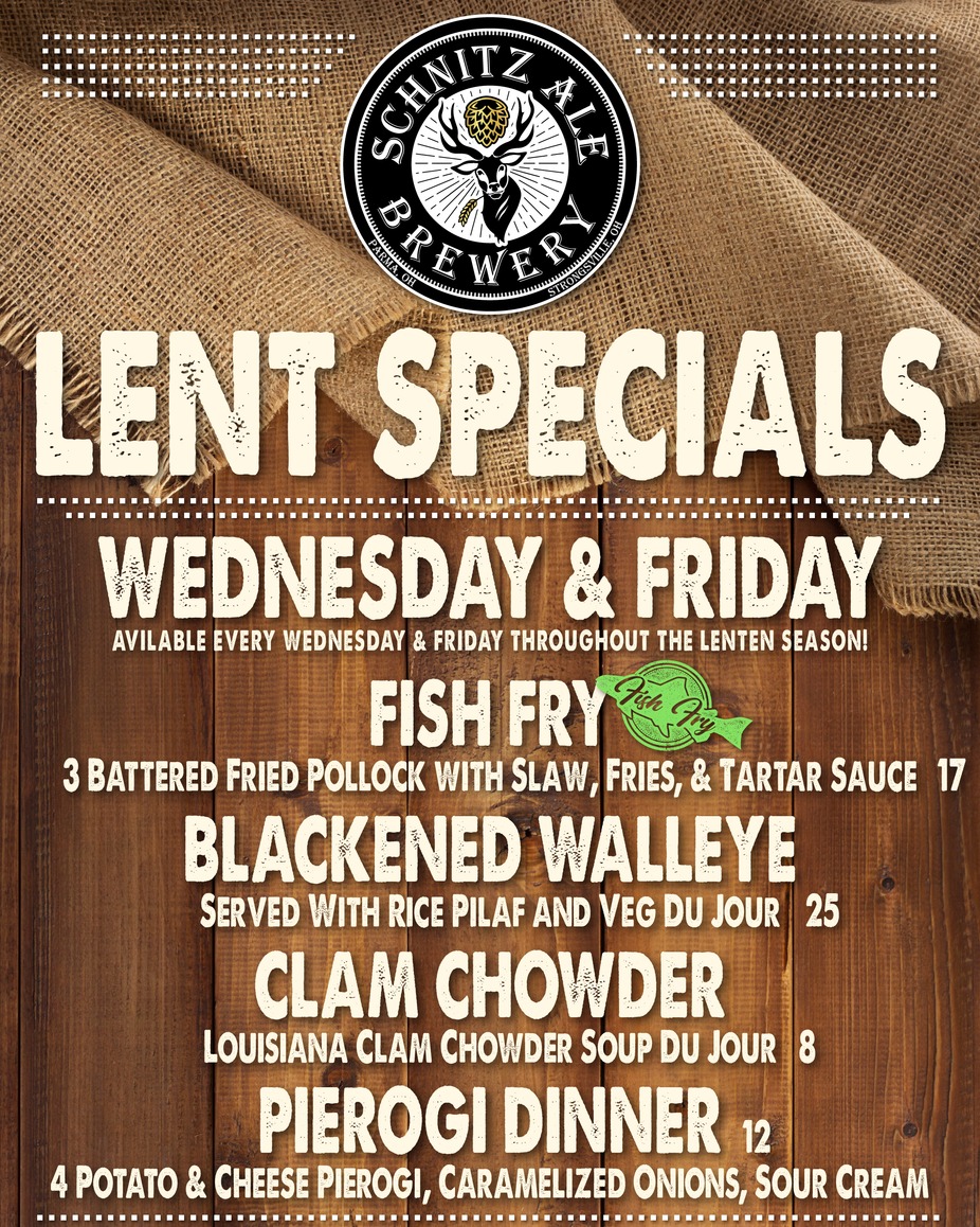 Lent Specials every Wednesday & Friday event photo
