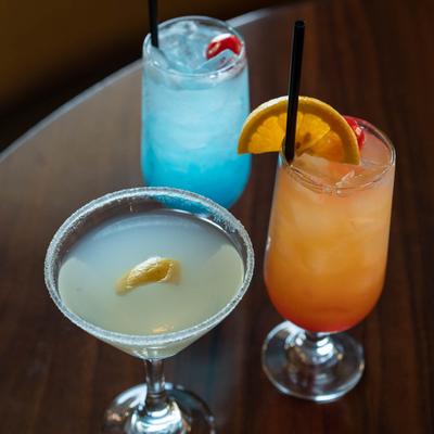 Various cocktail drinks.