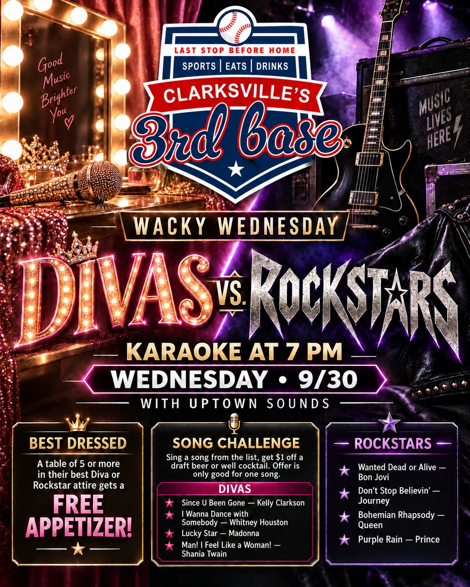 Wacky Wednesday Divas vs. Rockstars Karaoke event photo