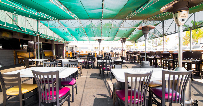 Outdoor seating area