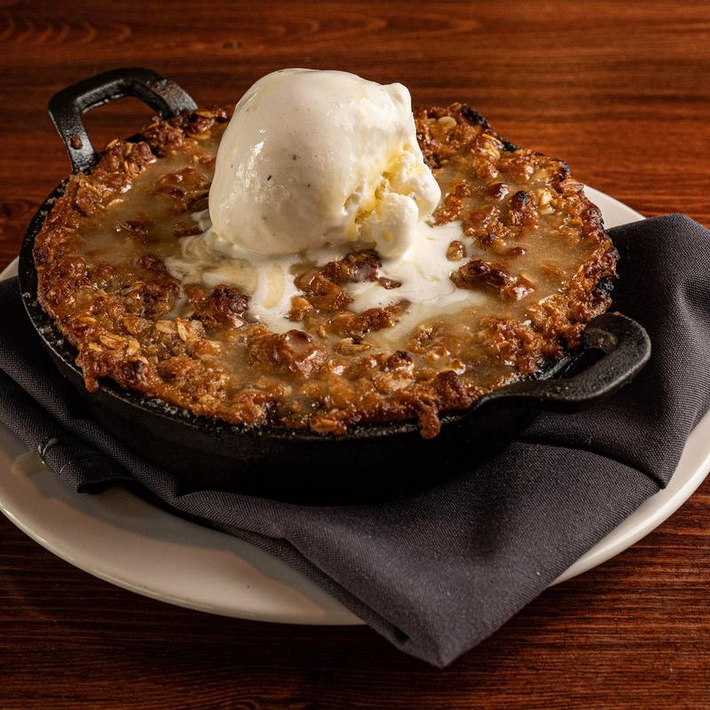 Bourbon Peach Crumble** photo