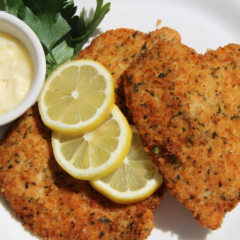 menu item 23 of 26, Chicken Schnitzel