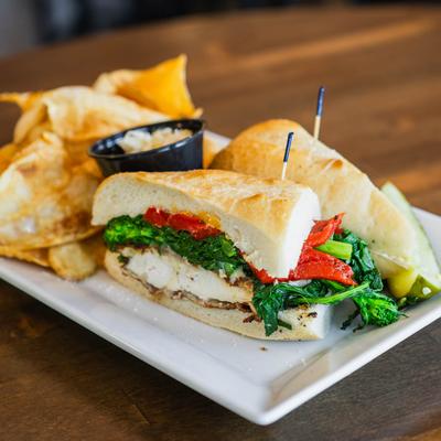 Chicken Cutlet Sandwich.