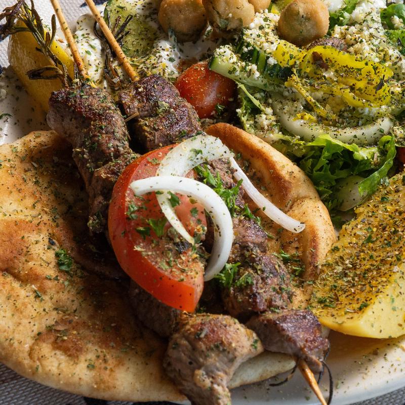 Lamb Souvlaki Platter photo