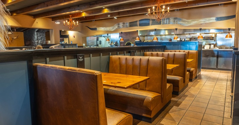 Interior, dining area