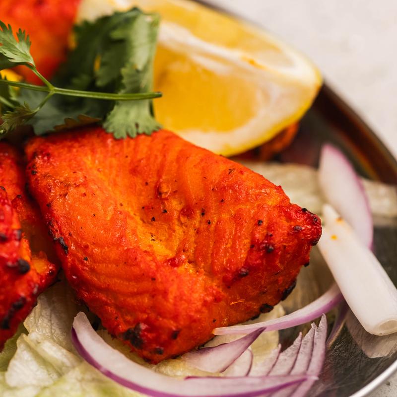 menu item 10 of 11, Fish Tikka