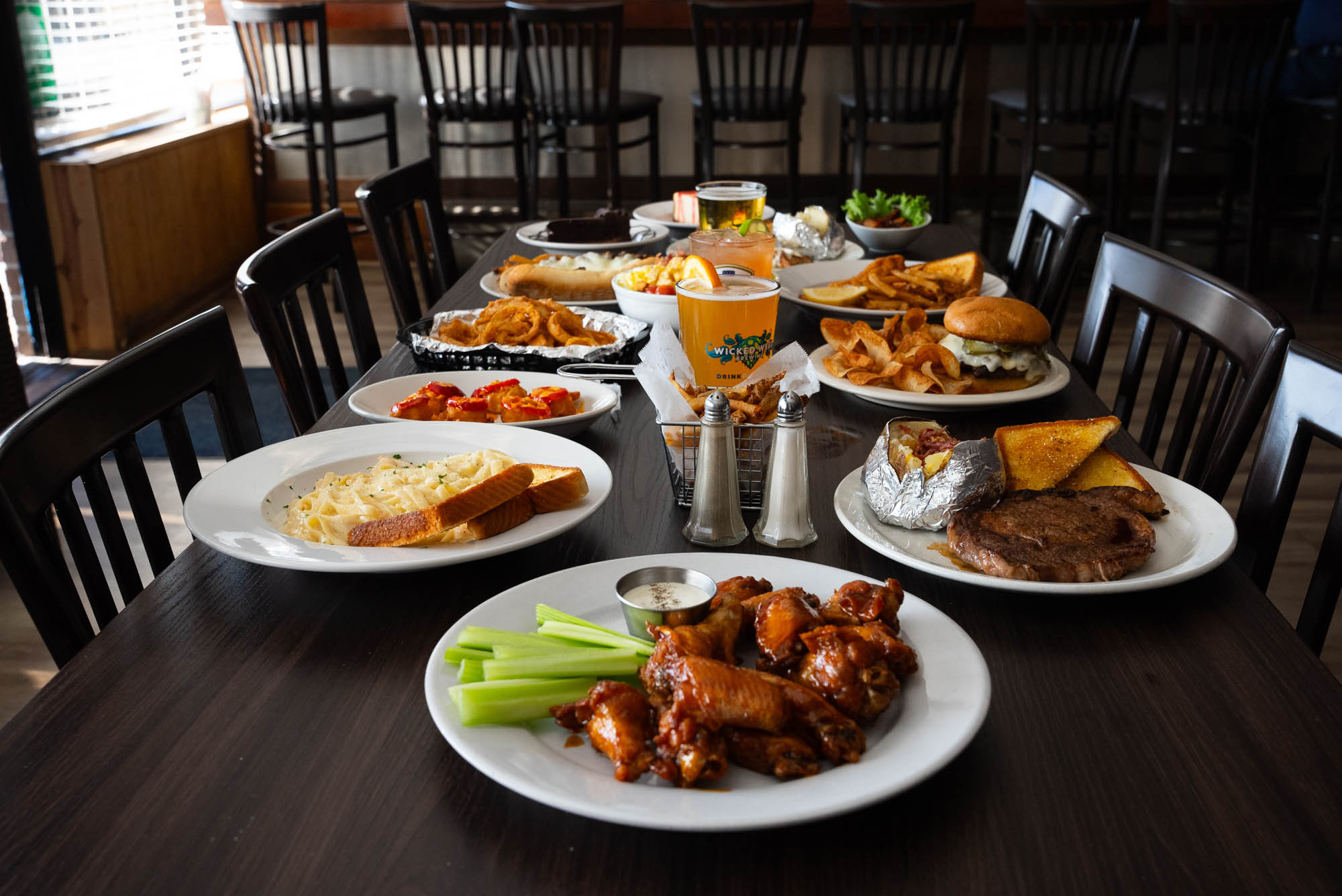 Table of multiple dishes for lunch and dinner West Columbia SC