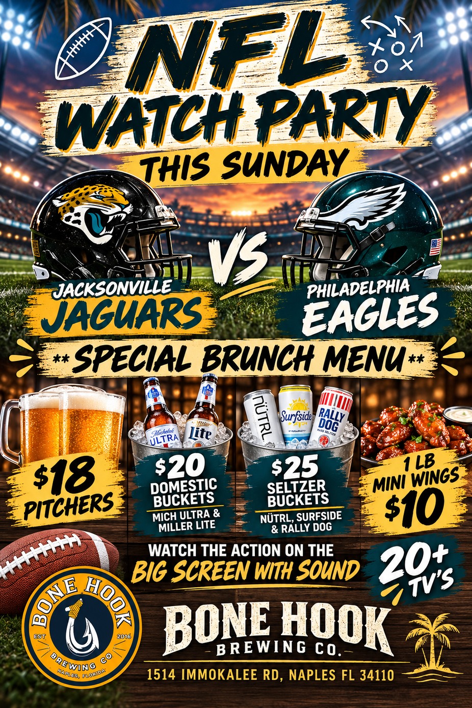 Eagles vs Jaguars 9:30 AM Kickoff event photo
