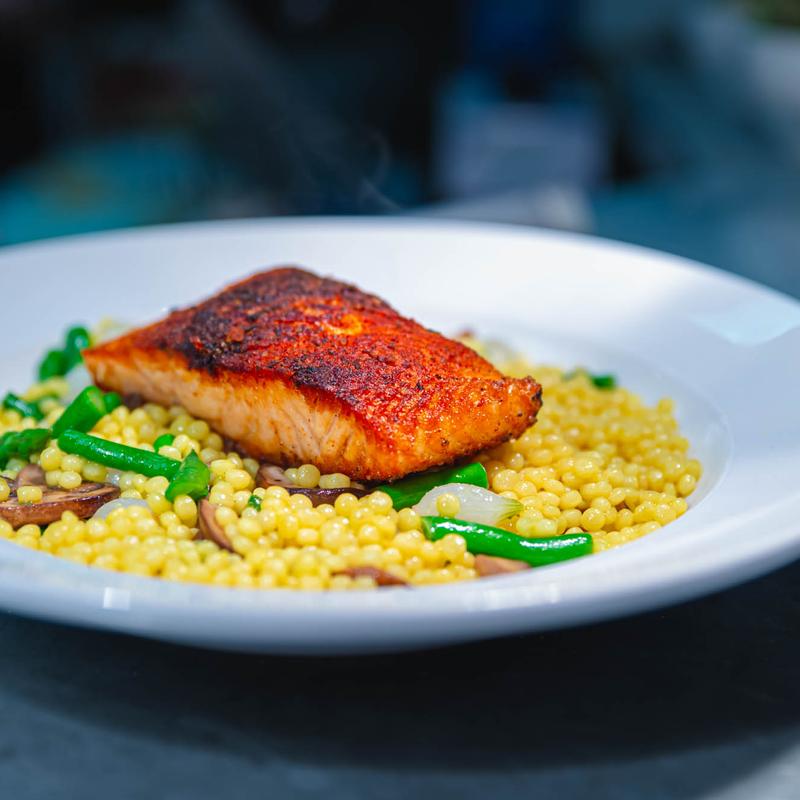 Grilled Salmon -or- Seared Duck photo