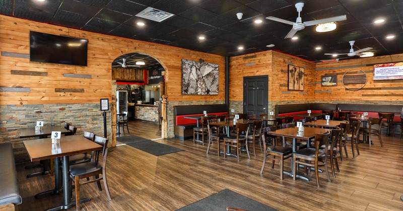 Interior, dining space