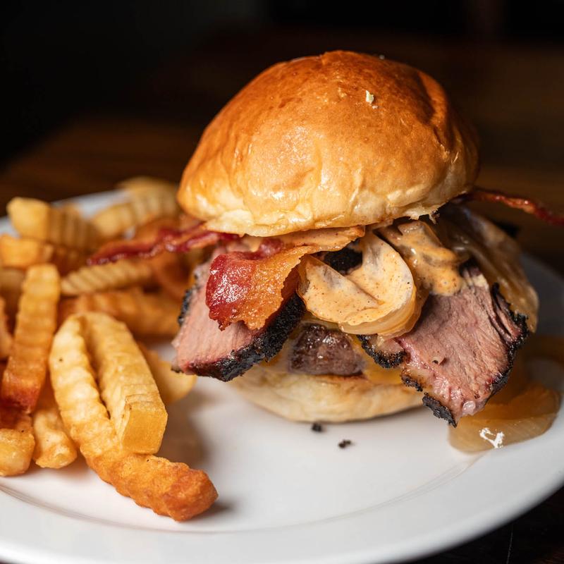 The Big Game Barbeque Burger photo