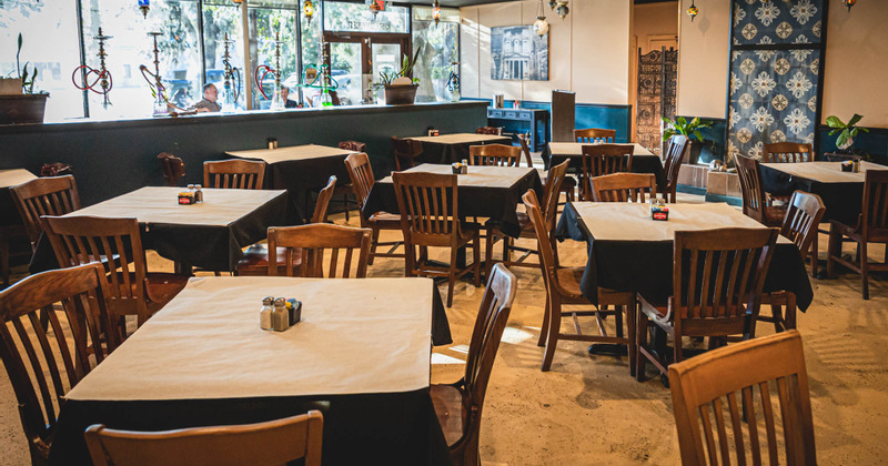 Interior, seating area