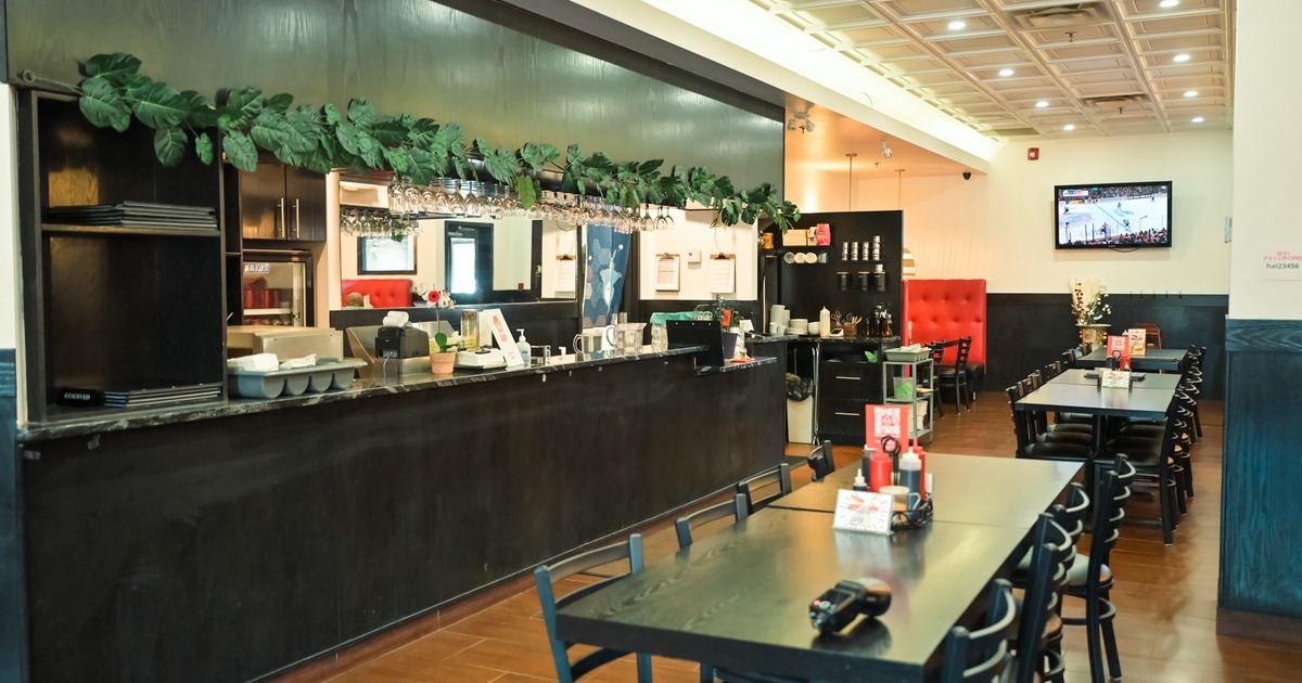 Dining area and ordering counter