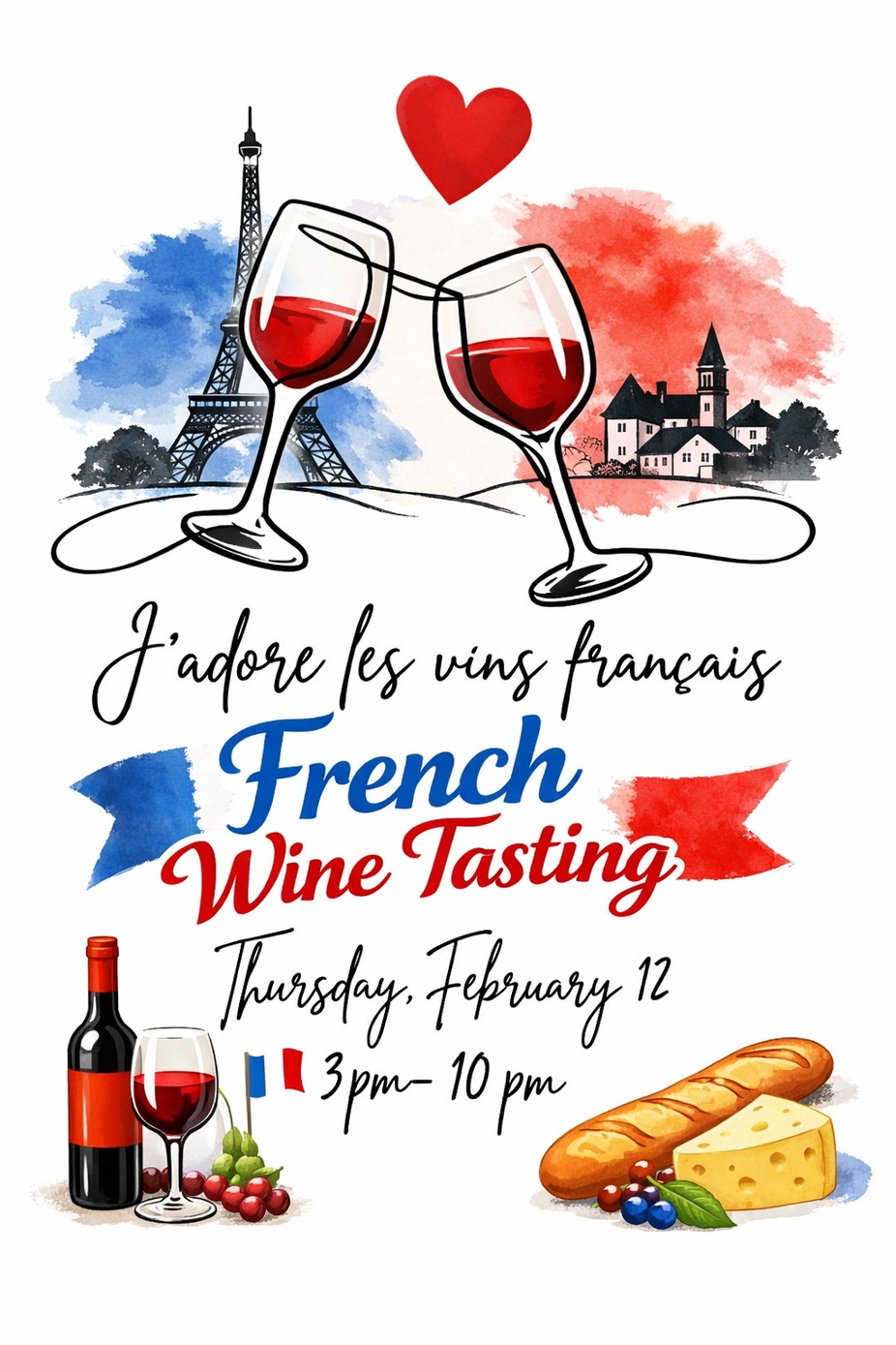 French Wine Tasting event photo
