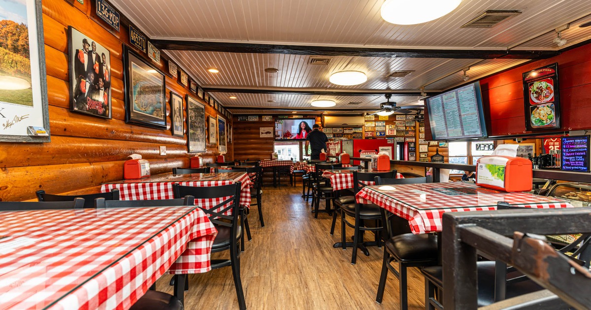 Interior, dining area