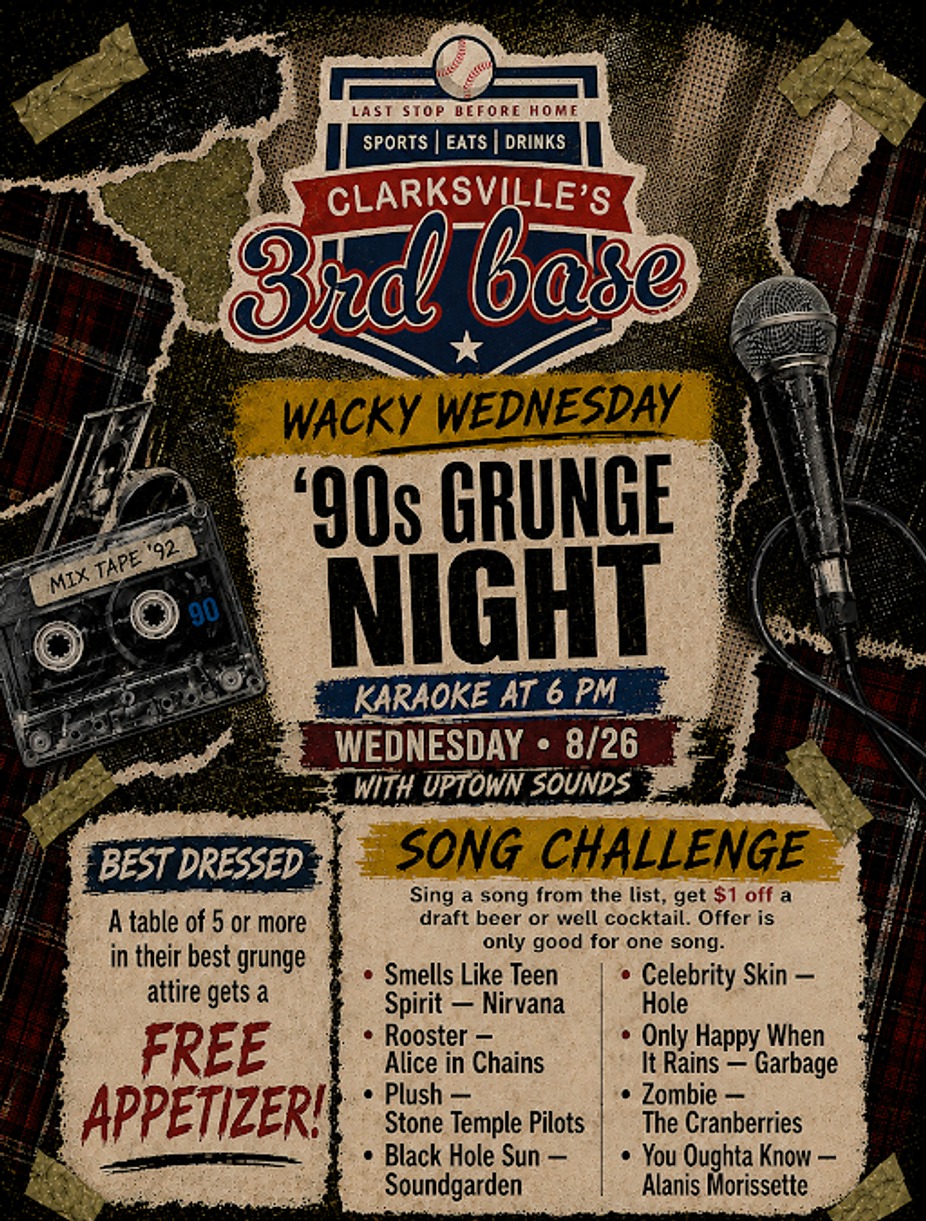Wacky Wednesday '90s Grunge Karaoke event photo