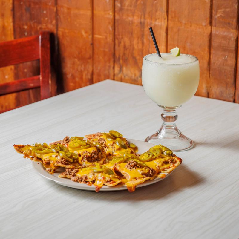 Beef, Bean & Cheese Nachos photo