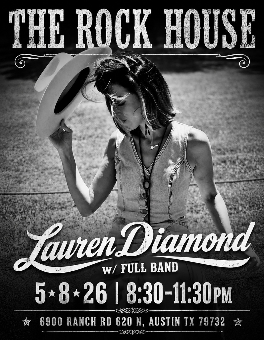 Lauren Diamond Performing Live Friday 5/8 @8pm event photo
