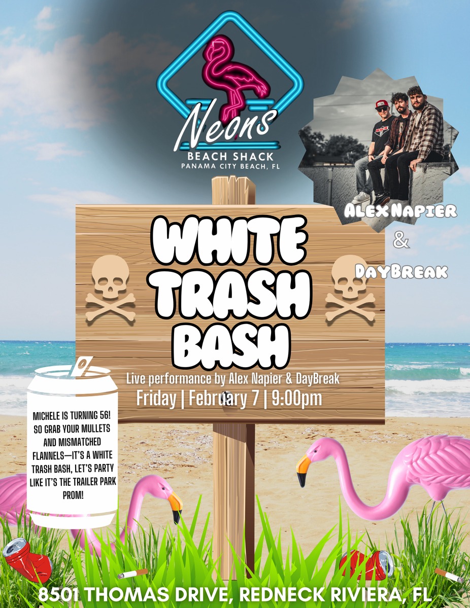 White Trash Bash with Alex Napier & DayBreak event photo