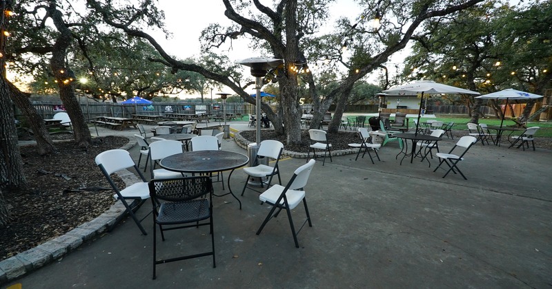 Exterior, seating area