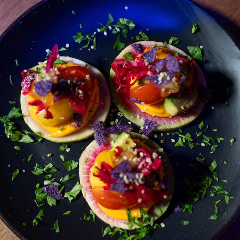 Watermelon Radish Disk photo