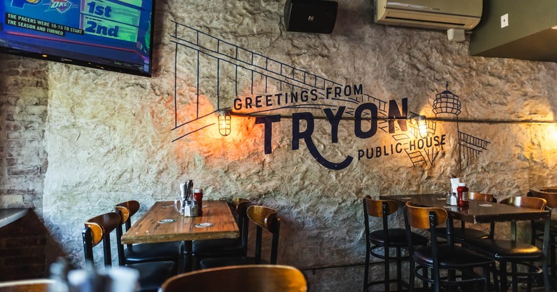 Interior seating area