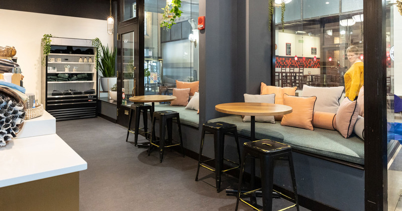 Interior, seating area