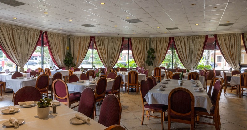 Interior, dining area