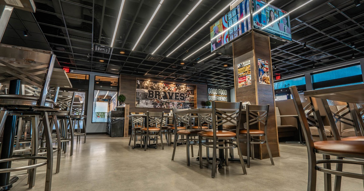 The Wing Company Pembroke, interior, seating area