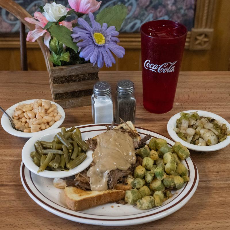 menu item 7 of 10, Loretta’s Smoke House Pork BBQ Special