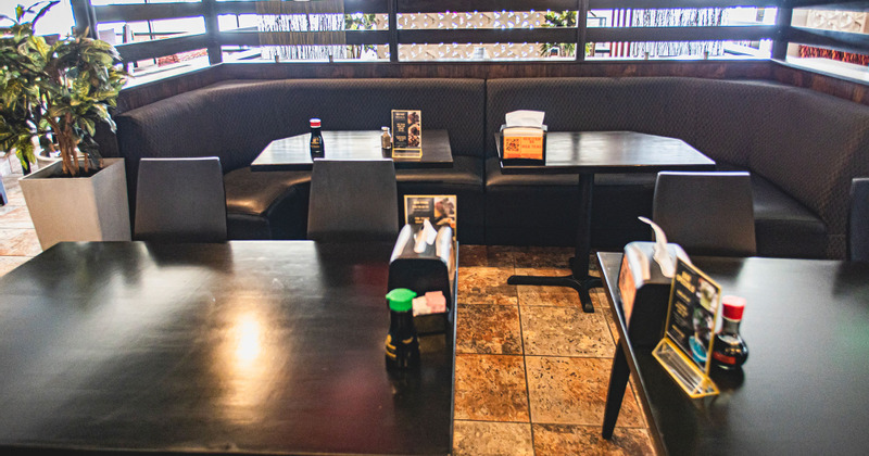 Tables ready for guests