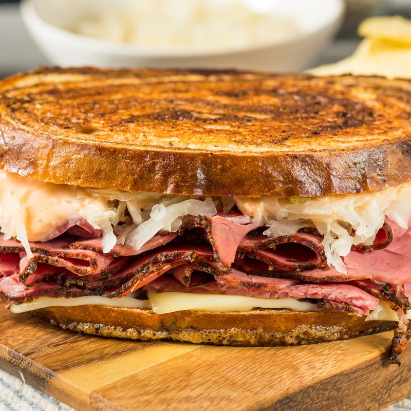 menu item 54 of 61, Pastrami Reuben