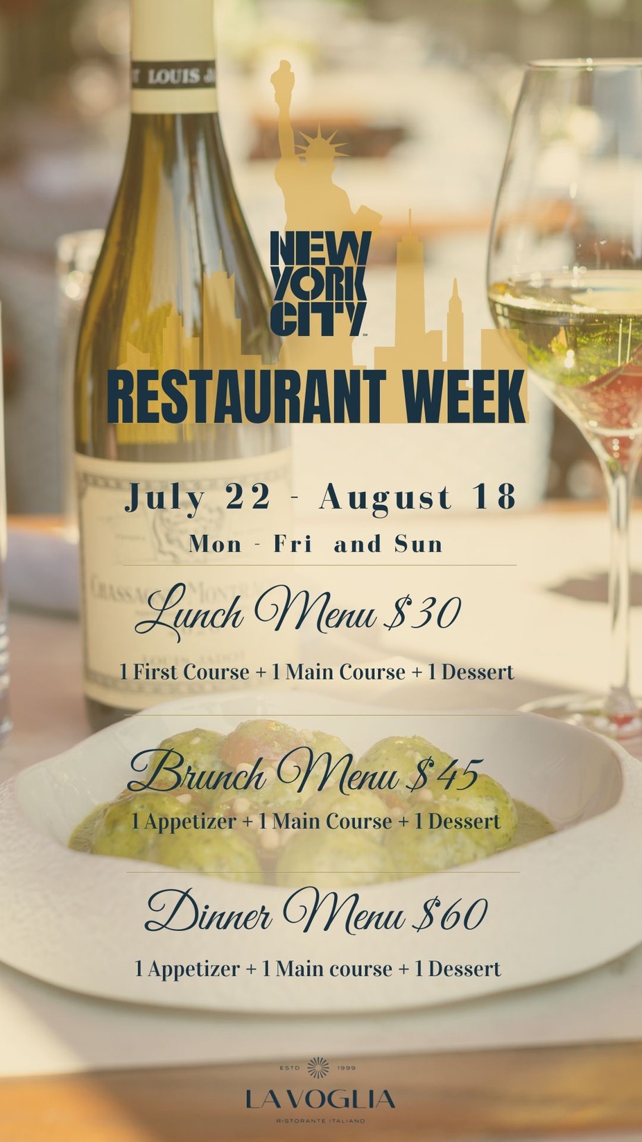 NYC Restaurant Week event photo
