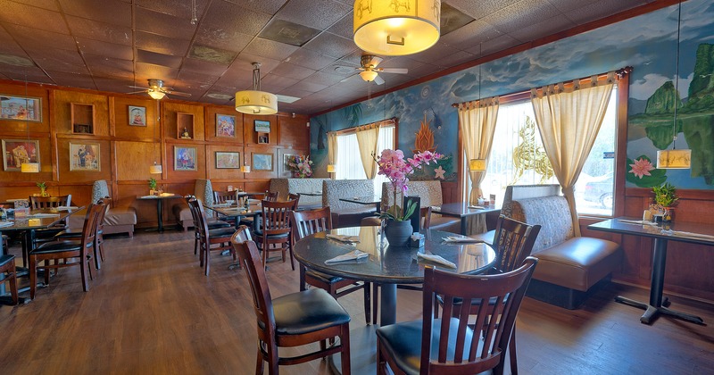 Interior, dining area