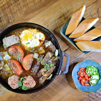 Banh Mi Chao, top view.