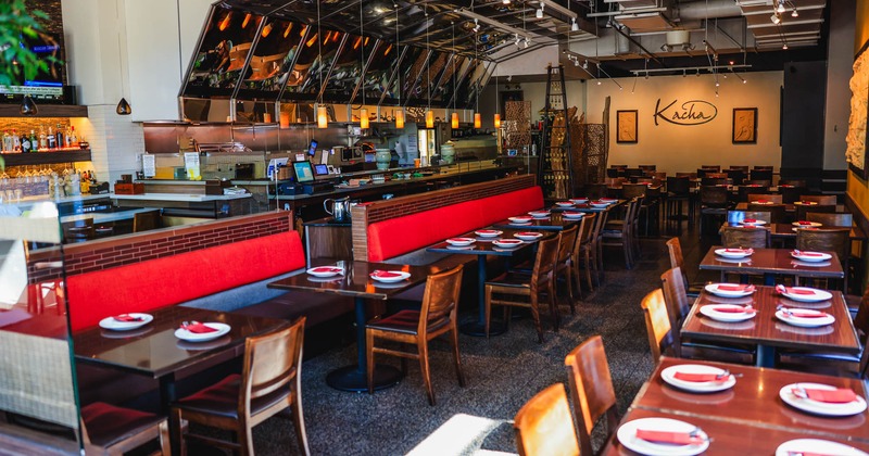 Interior, spacious dining area