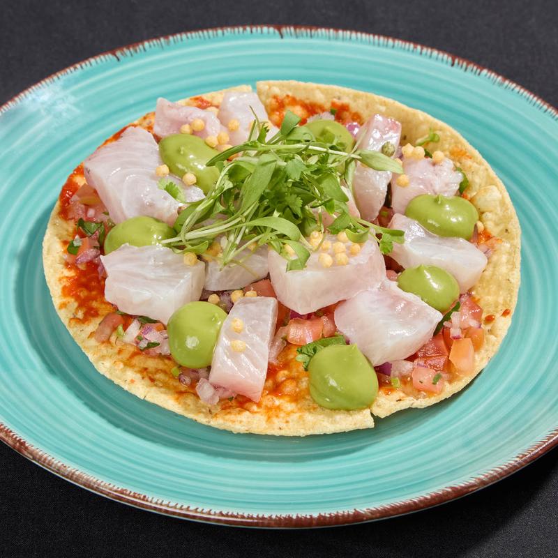 menu item 8 of 13, Tostada de Kanpachi