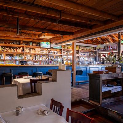 Restaurant dining area.