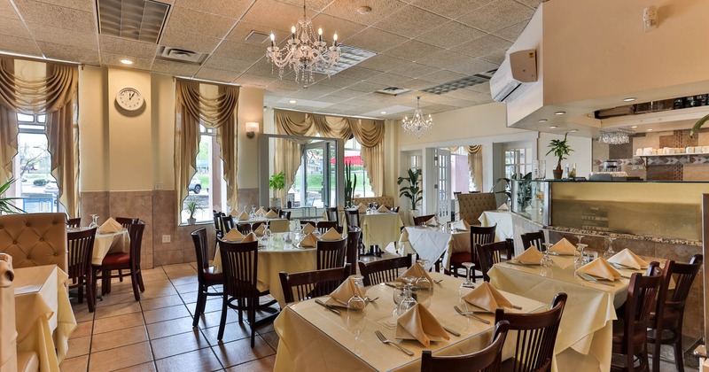 Interior, dining area